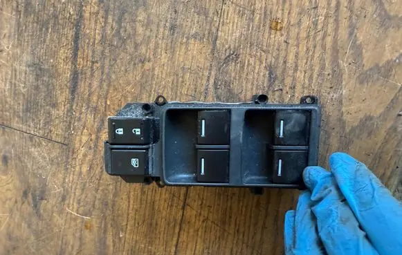 Electric window control switch