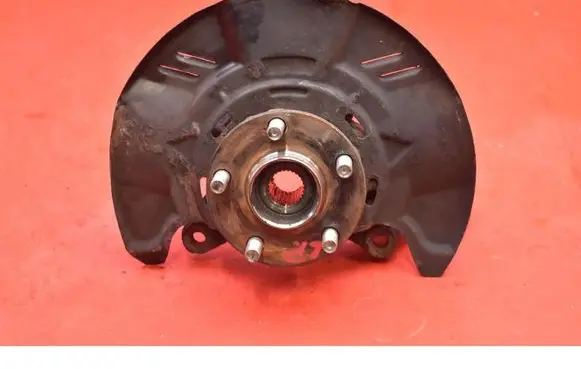 Front wheel hub spindle knuckle