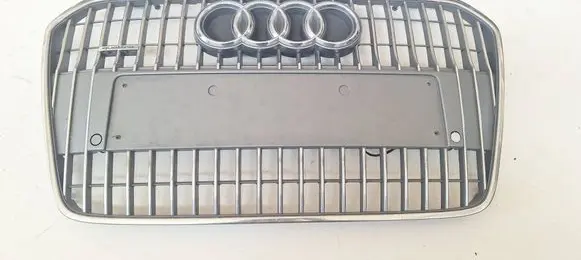 Audi A6 Allroad C7 Front bumper upper radiator grill 4G0853653C 4G0853651D