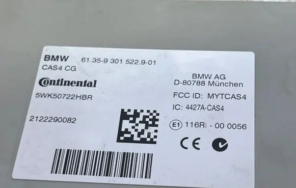 BMW X3 F25 CAS control unit/module 6135930152201 9301522
