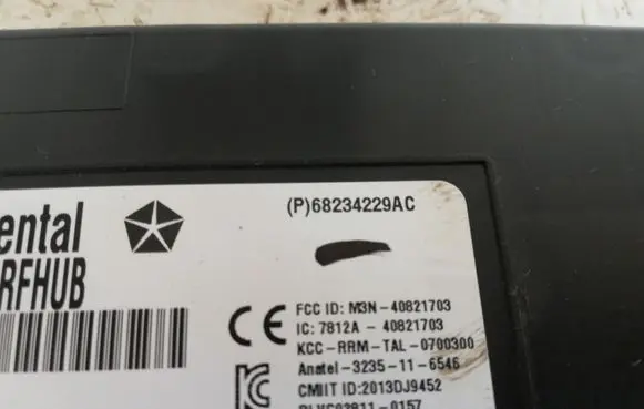 Dodge Challenger Immobilizer control unit/module 68234229AC
