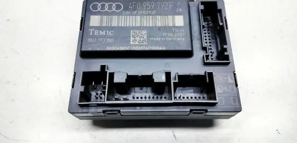 Audi A6 S6 C6 4F Door control unit/module 4F0959792F