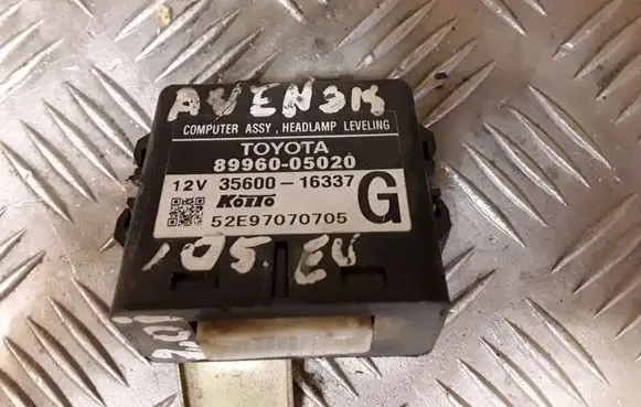 Toyota Avensis T250 Other control units/modules 8996005020 3560016337