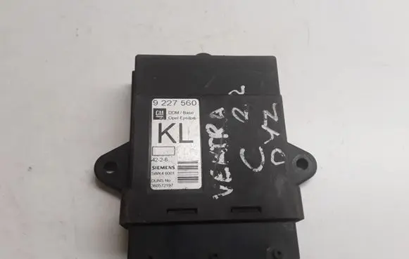 Opel Vectra B Door central lock control unit/module 9227560 5WK46001