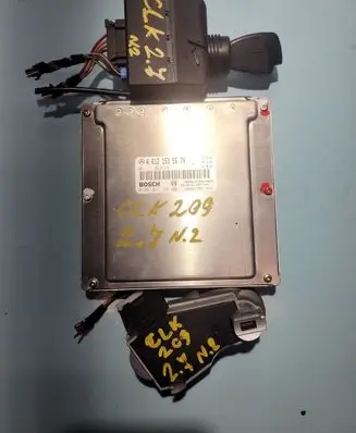 Mercedes-Benz CLK A209 C209 Engine ECU kit and lock set A6121535579 0281011182 CR21427L