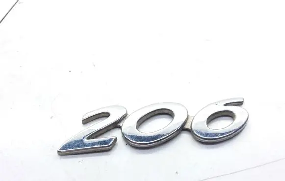 Peugeot 206 Manufacturers badge/model letters 