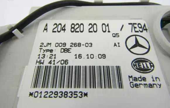 Mercedes-Benz C W204 Other interior light A2048202001