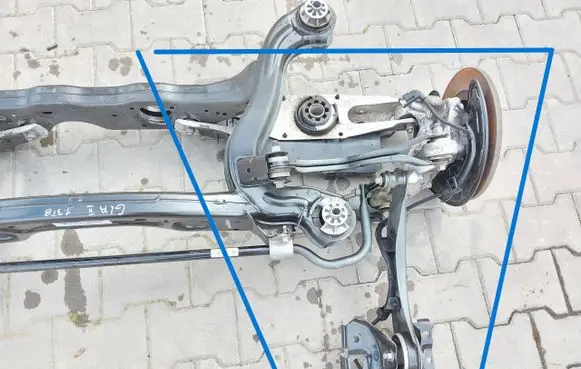 Mercedes-Benz GLA H247 Rear axle beam with reductor MERCEDESGLAZAWPT23
