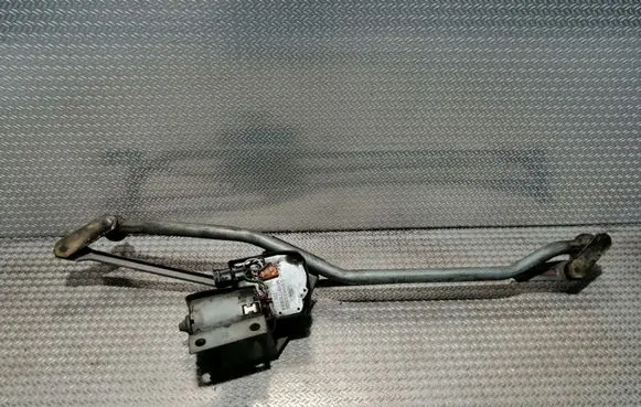 Front wiper linkage and motor