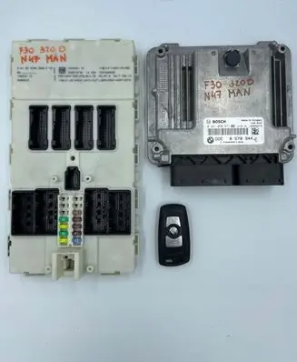 BMW 3 F30 F35 F31 Engine ECU kit and lock set 9348361 8578944