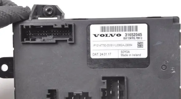 Volvo S90, V90 Seat control module 31652045