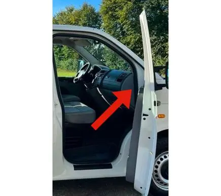 Volkswagen Transporter - Caravelle T5 Dashboard side end trim 7H0858036