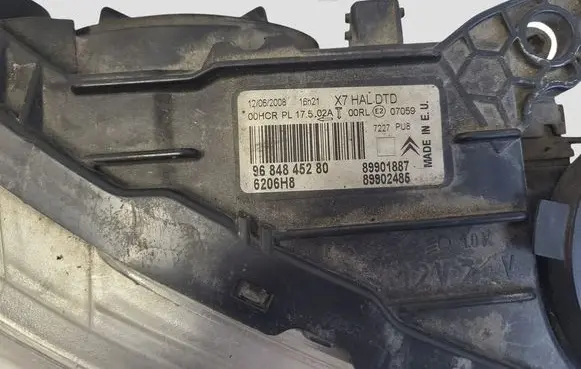 Citroen C5 Headlight/headlamp 9684845280 6206H8