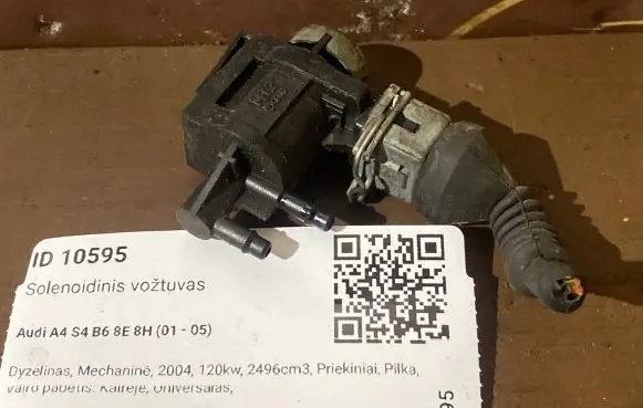 Audi A4 S4 B6 8E 8H Turbo solenoid valve 1J0906283A