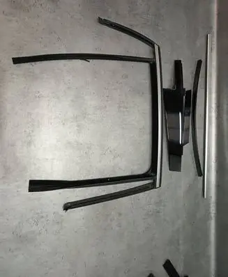 BMW X6 F16 Rear door window/glass frame 