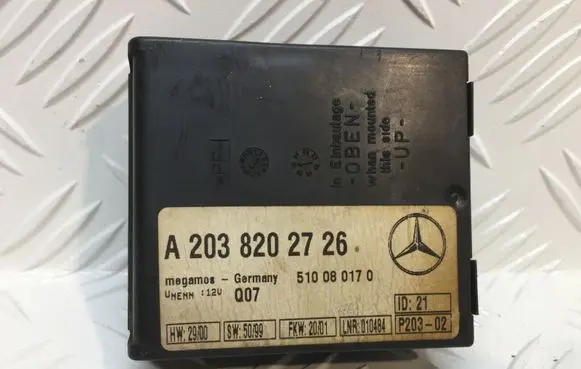 Mercedes-Benz C W203 Alarm control unit/module A2038202726