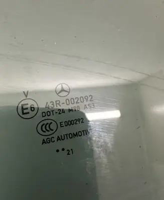 Mercedes-Benz EQA Rear door window glass A2477357500