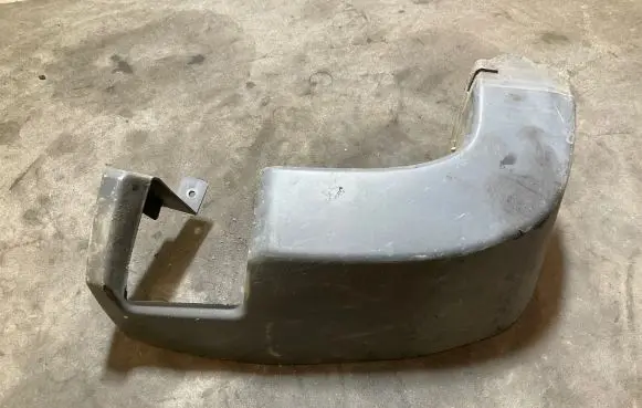 Rear bumper corner part panel trim