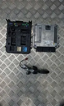 Citroen C5 Engine ECU kit and lock set 0281013209 9662633480 9663510480