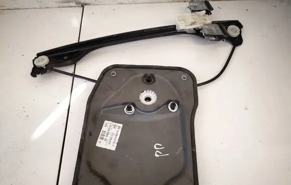Sliding door window regulator with motor