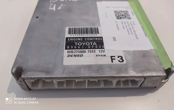 Toyota Corolla Verso AR10 Engine control unit/module 896610F030 MB2750007343