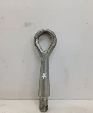 Towing hook eye