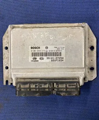Hyundai Santa Fe Engine control unit/module 3910127250 0281010315 66SMI034