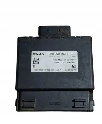 Audi A4 S4 B8 8K Voltage converter/converter module 8K0959663B