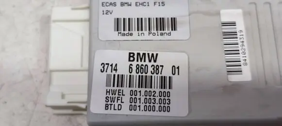BMW X6 F16 Air suspension control unit module (rear) 6860387