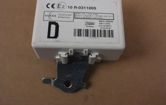 Toyota Yaris Door central lock control unit/module 897410D450