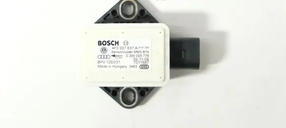 Audi A6 S6 C6 4F ESP acceleration yaw rate sensor 4F0907637A