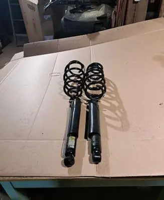 Peugeot 2008 I Rear shock absorber with coil spring 68004255AA 68004256AA