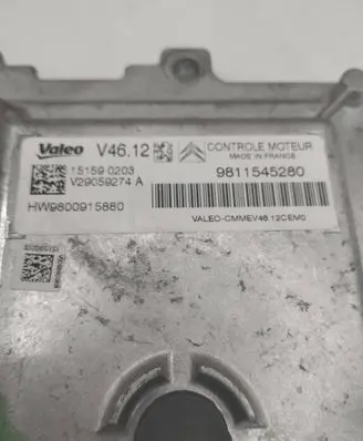 Peugeot 208 Engine control unit/module 9811545280 151590203 V29059274A