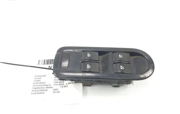 Renault Scenic II - Grand scenic II Electric window control switch 156018070