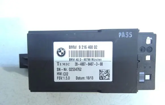 BMW X3 F25 Seat heating relay 9216468