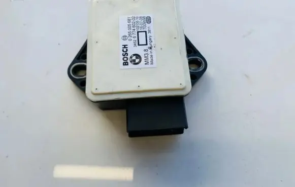BMW 5 E60 E61 ESP acceleration yaw rate sensor 0265005681 677460202