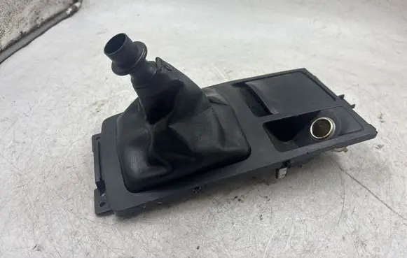 Mitsubishi Lancer X Gear lever shifter trim leather/knob 2913244