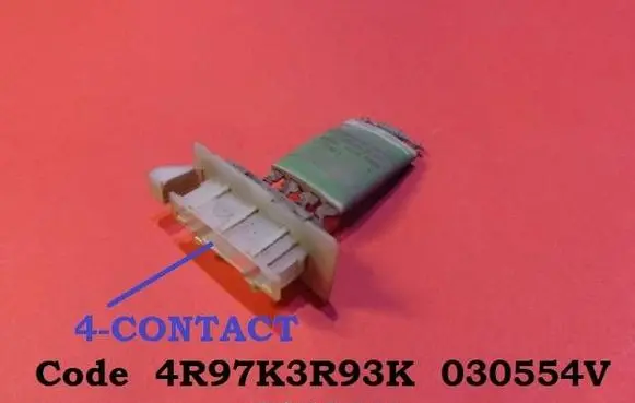 Peugeot Partner Heater blower motor/fan resistor 4R97K3R93K 030554V 6450GV