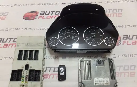 BMW 3 F30 F35 F31 Engine ECU kit and lock set 8517862 9290804