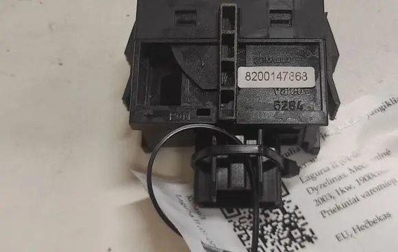 Renault Laguna II Headlight level height control switch 8200147868 6284