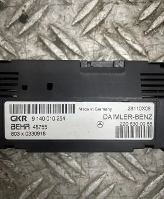 Mercedes-Benz S W220 Air conditioning/heating control unit 