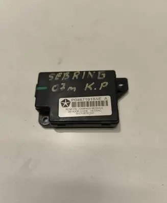 Chrysler Sebring (JS) Other control units/modules P04671918AE 16238AC 012108151207