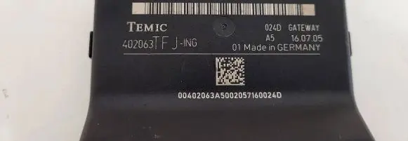 Volkswagen PASSAT B6 Gateway control module 3C0907951A 402063 3C0907530C