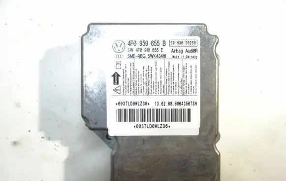 Audi A6 S6 C6 4F Airbag control unit/module 4F0959655 4F0910655