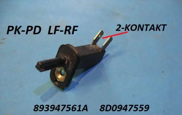 Audi 100 200 5000 C3 Front door sensor 893947561A 8D0947559