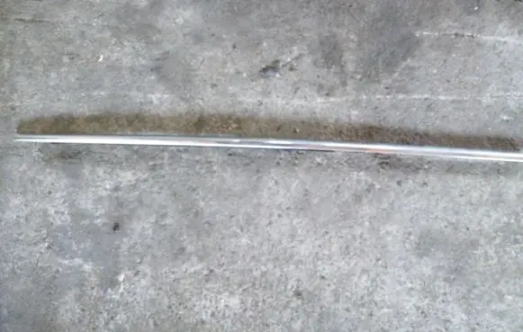 Volvo S80 Rear door glass trim molding