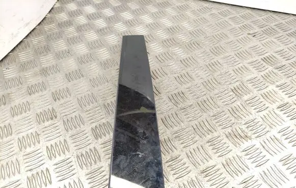Front door glass trim molding