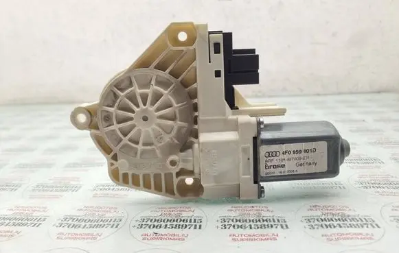 Audi A6 S6 C6 4F Front door window regulator motor 4F0959801D