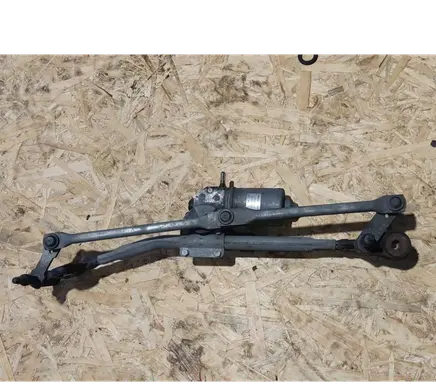Front wiper linkage and motor
