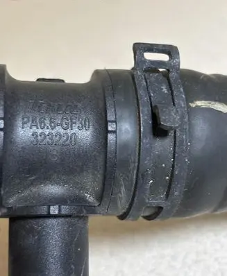 Volkswagen Golf VII Engine coolant pipe/hose 5Q0122291AK PA66GF30 323220